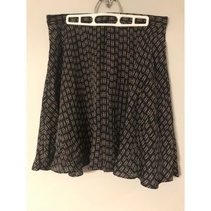 Loft | Patterned Skirt | 10